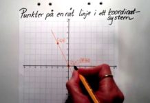 Punkter på en linje