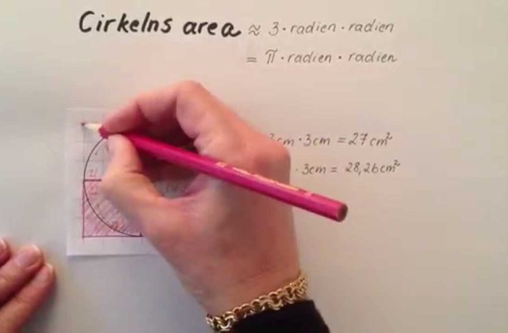 Cirkelns area Cirkelns area - så här räknar man ut den