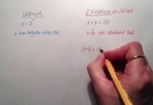 Algebra med ekvationer