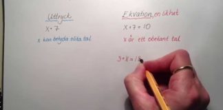 Algebra med ekvationer