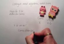 Algebra – addition